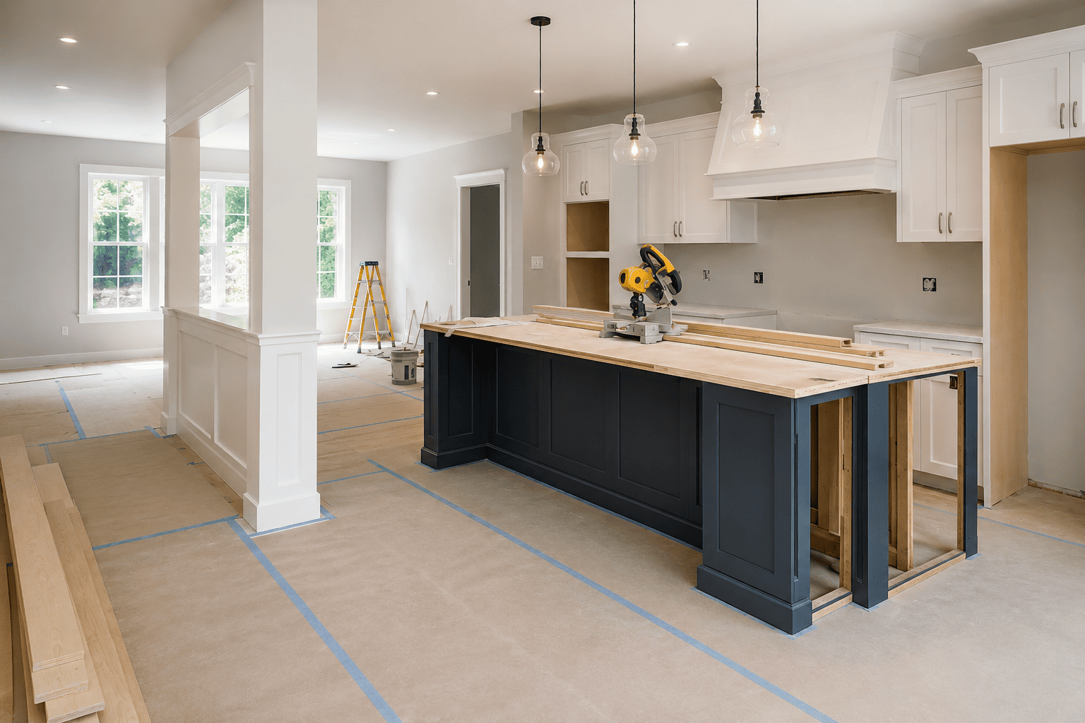 Kitchen and interior remodeling project in Central Connecticut