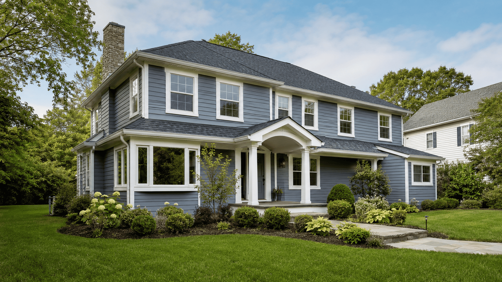 Residential exterior remodeling project